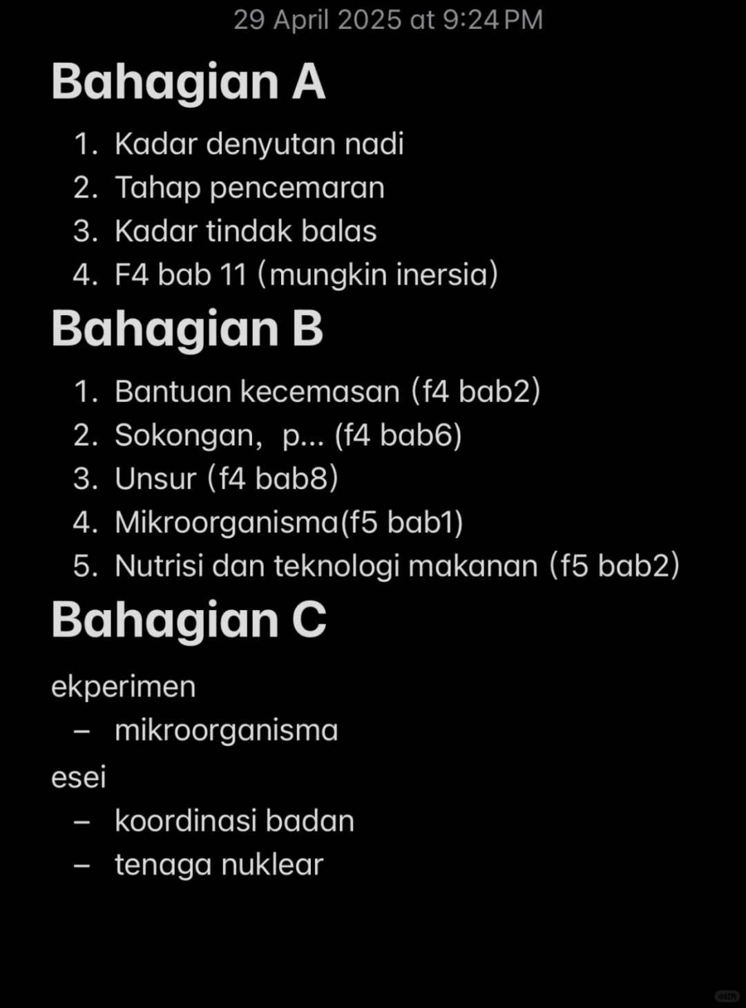 🇲🇾 2025年中考❗F5 SAINS 年中考试TIPSSS❗ 第1张