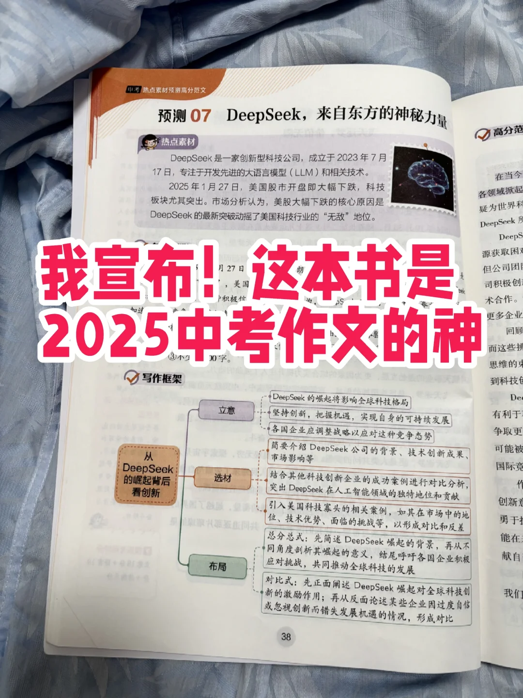 2025中考语文作文冲刺必备书来啦！ 第2张