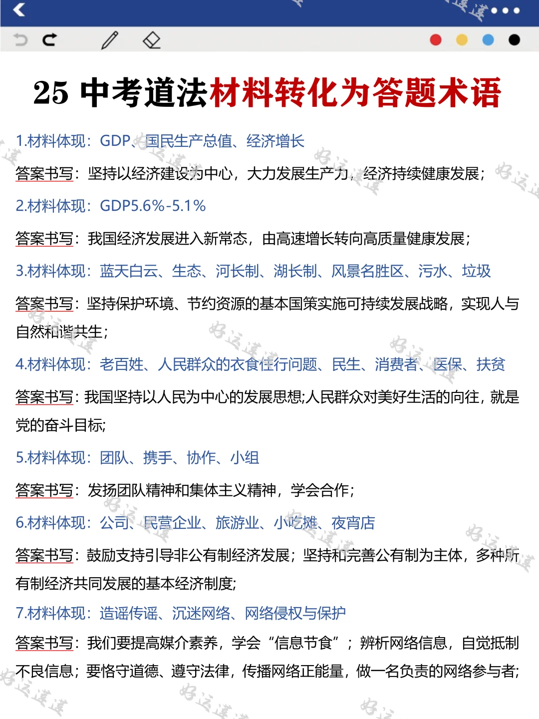 25年中考的风向已经很明显了，无非就这几页 第7张