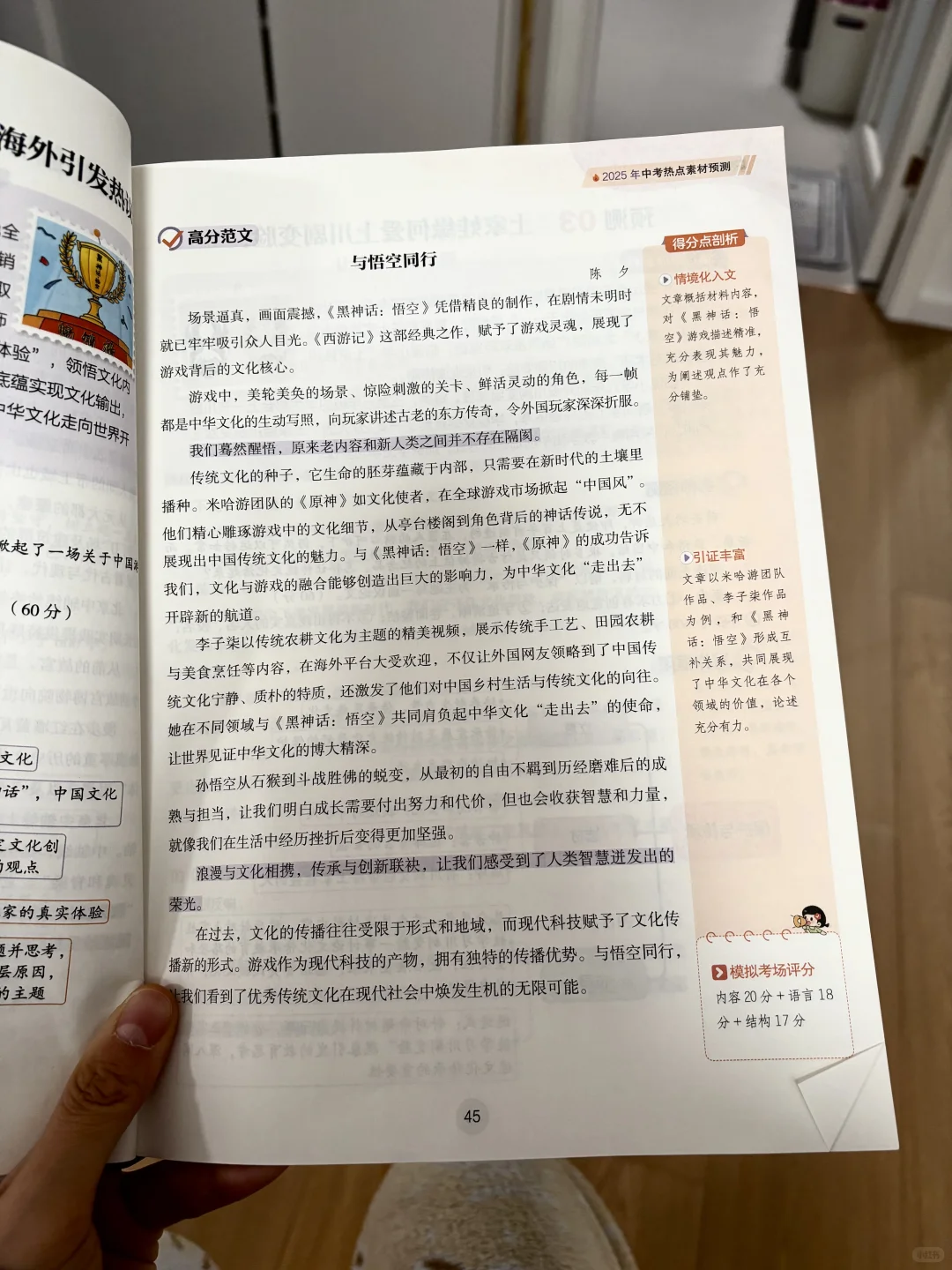 2025中考作文稳了！这本预测书太神了✨ 第5张