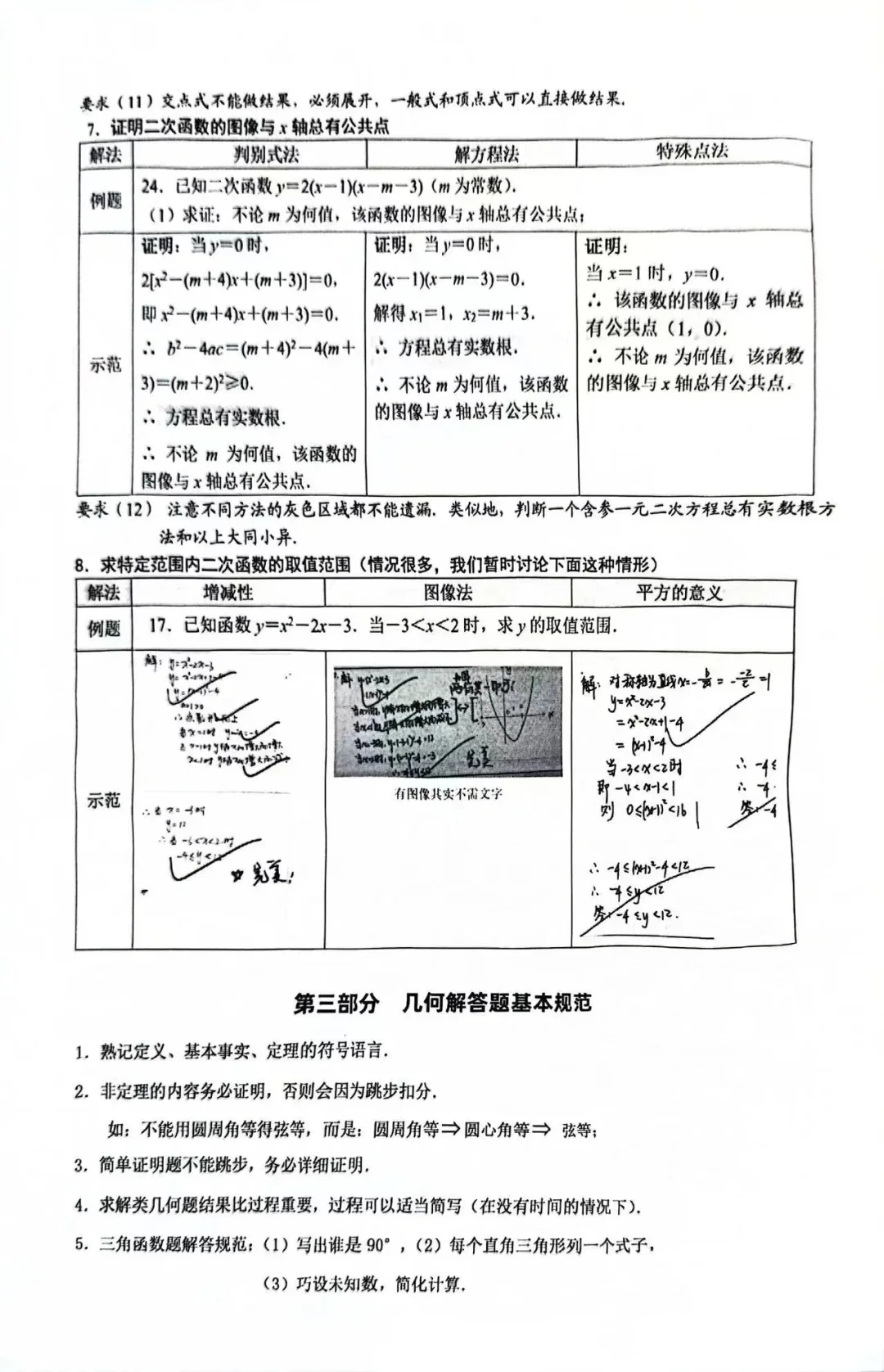 【中学篇】河北中考数学答题规范！ 第6张