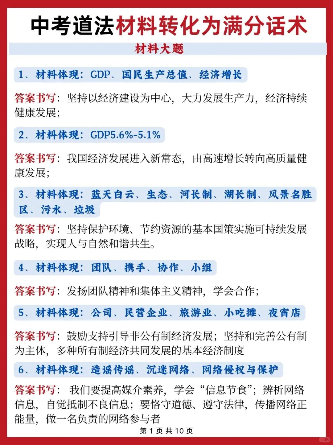 下下周中考瞬间不急了！！看这一篇#中考复习[ 第6张