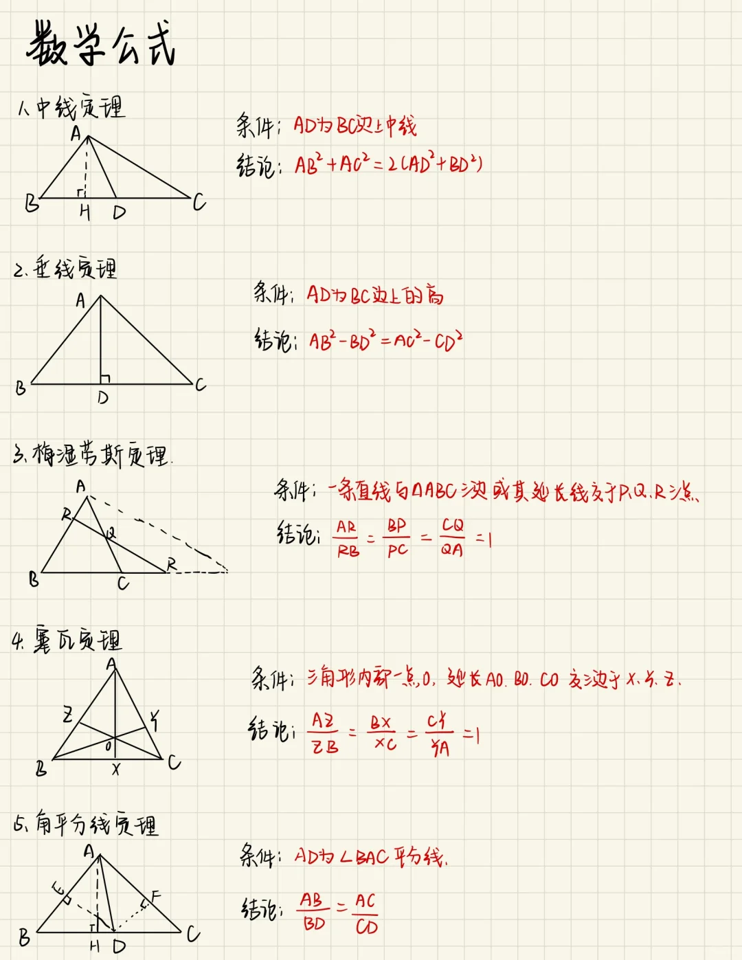 中考常用公式 第2张