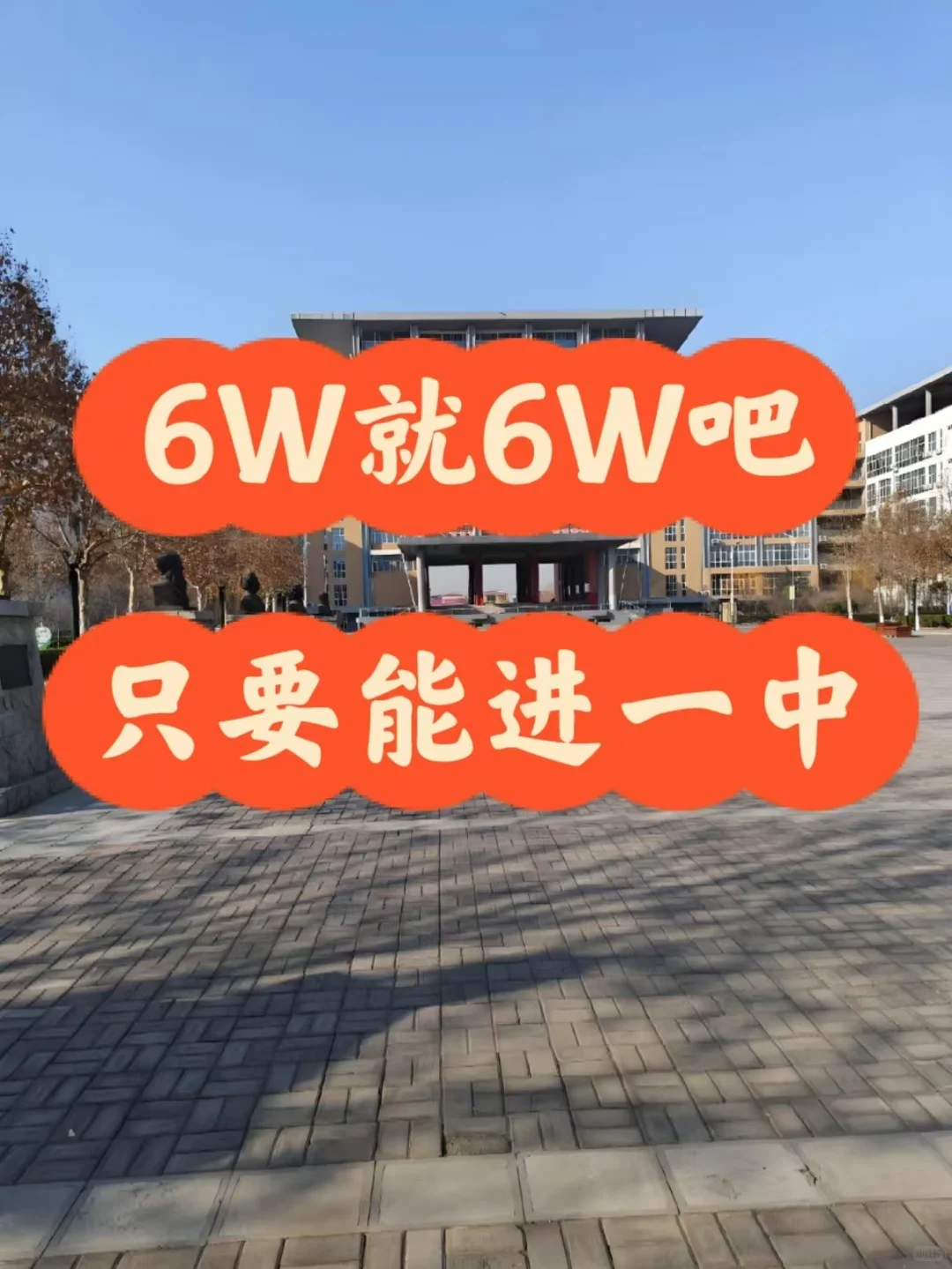 邯郸普通娃进入一中的投入 第1张
