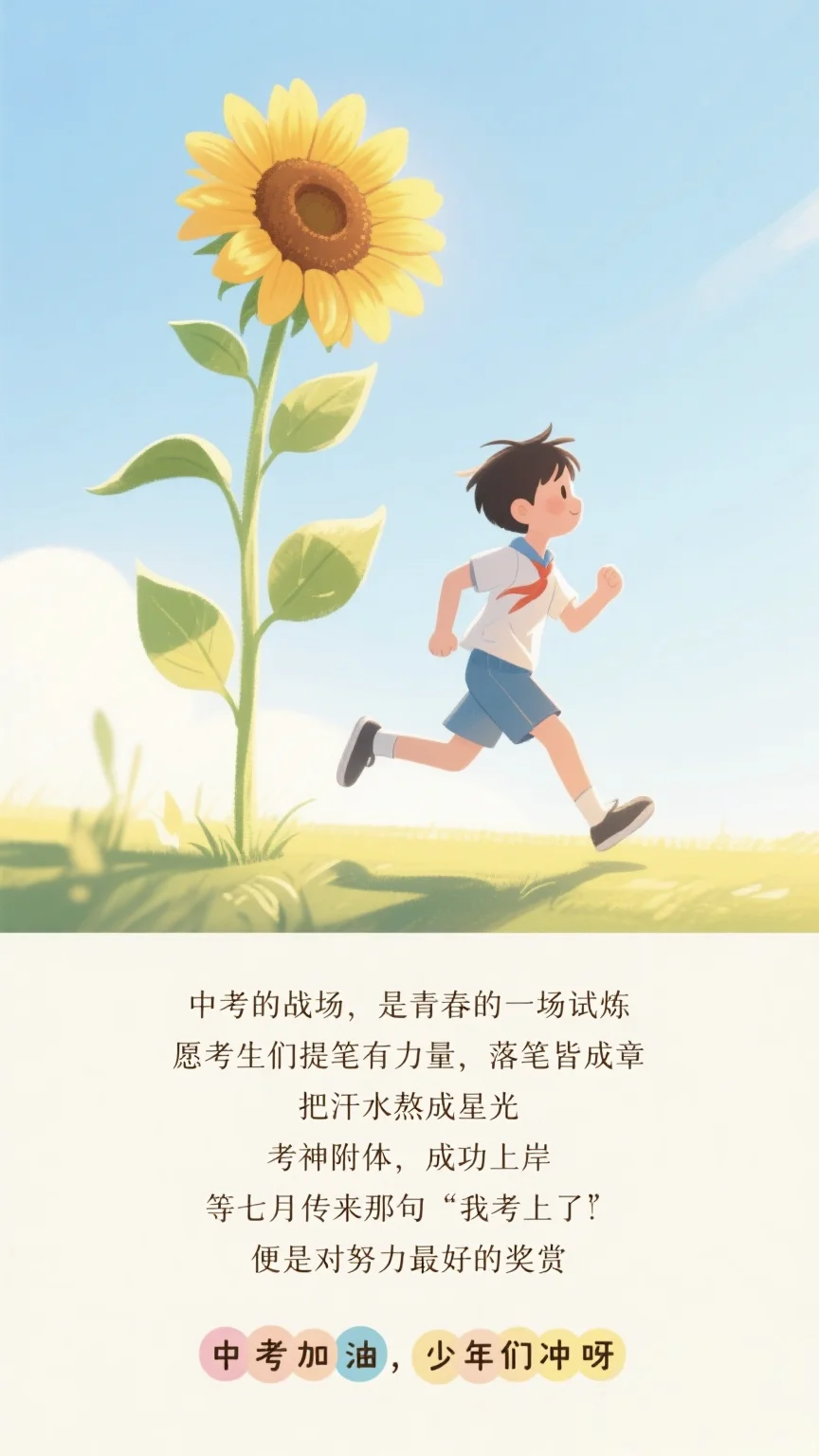 少年们！中考这一战，注定闪耀✨ 第4张
