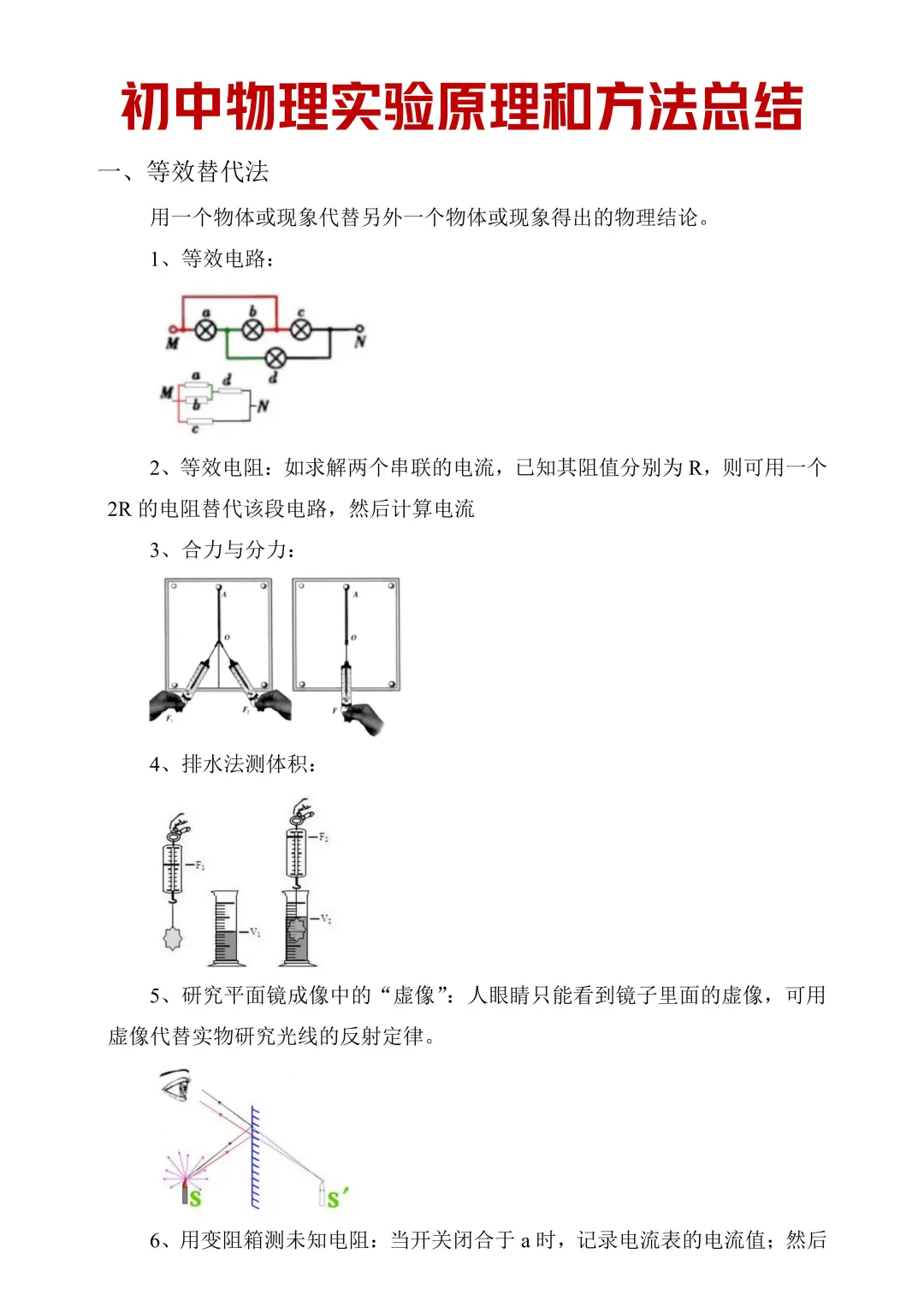25中考物理三小时足够了（急救版） 第1张