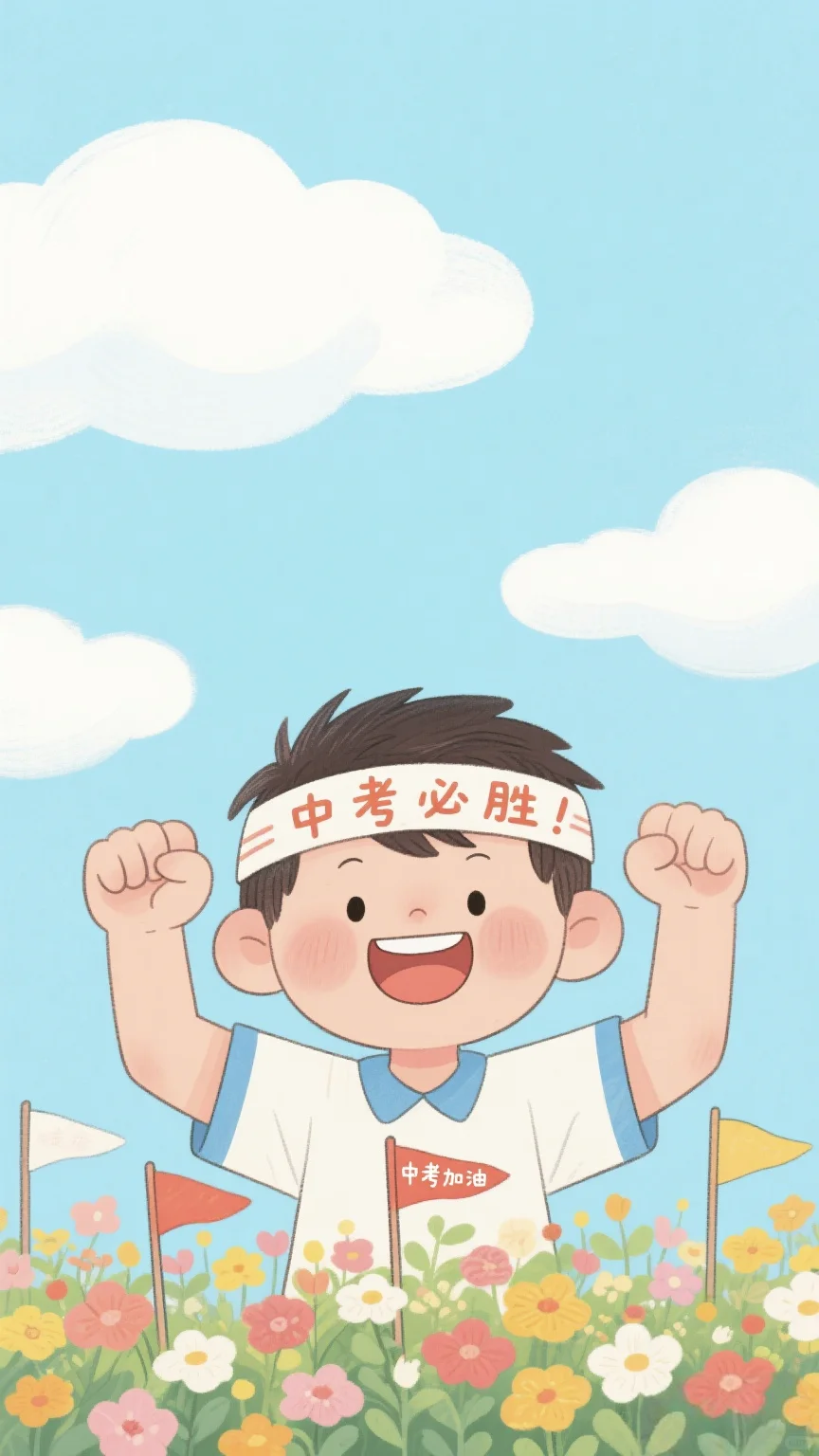 少年们！中考这一战，注定闪耀✨ 第1张