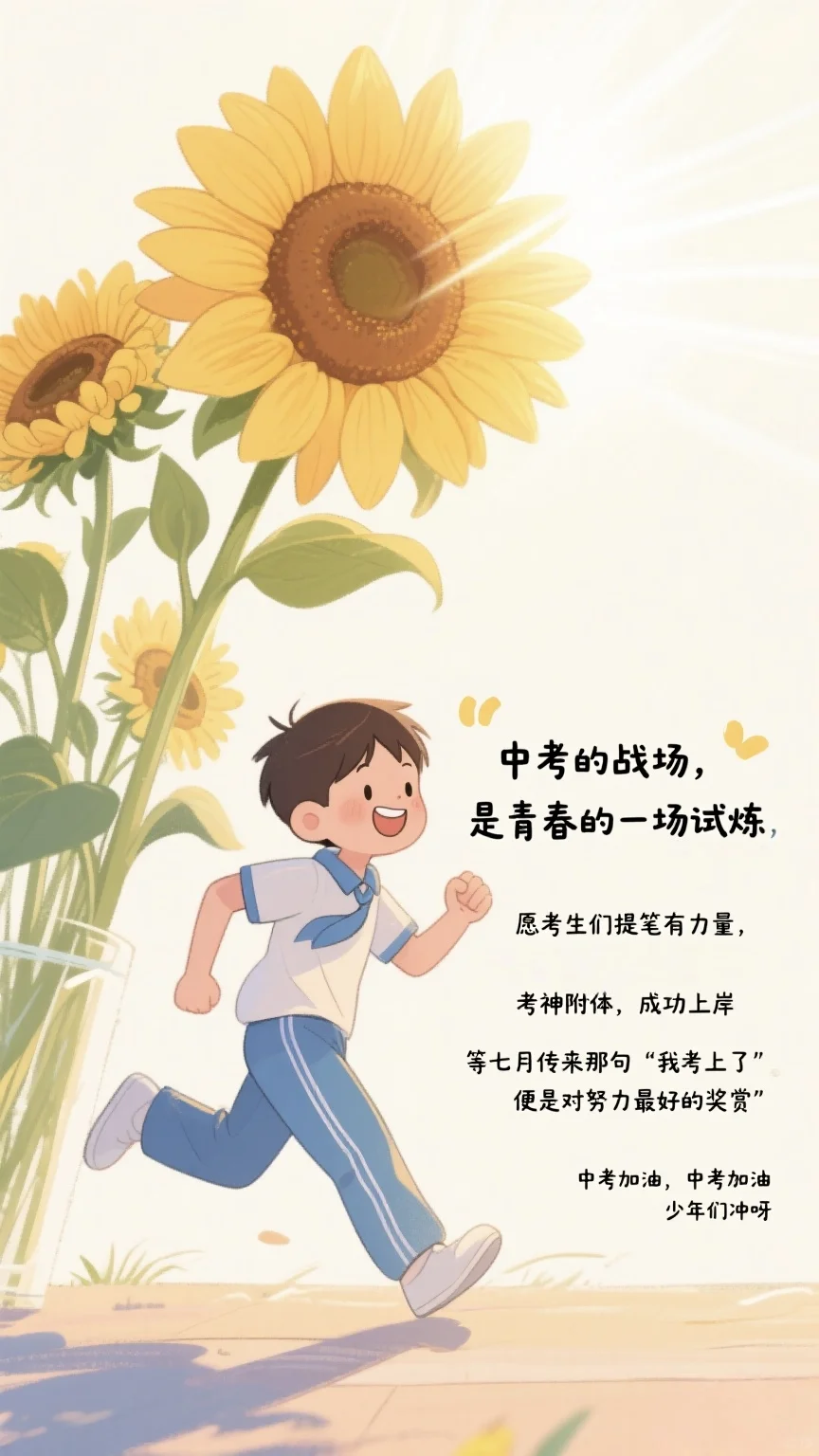 少年们！中考这一战，注定闪耀✨ 第3张