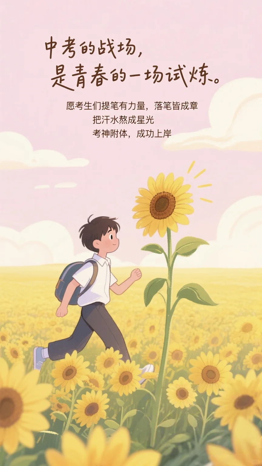 少年们！中考这一战，注定闪耀✨ 第7张