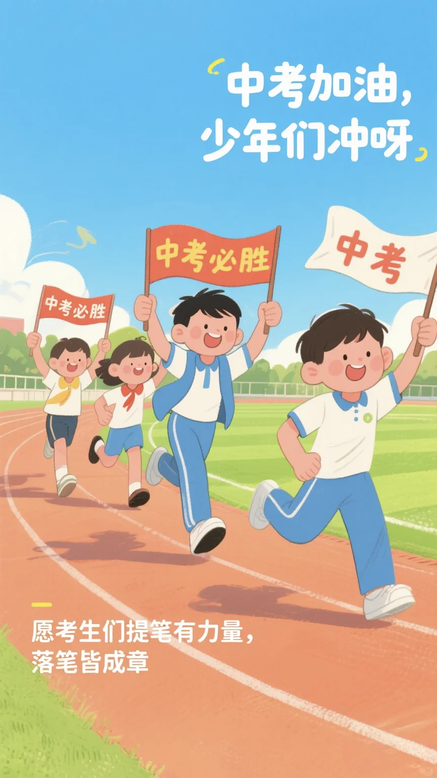少年们！中考这一战，注定闪耀✨ 第6张