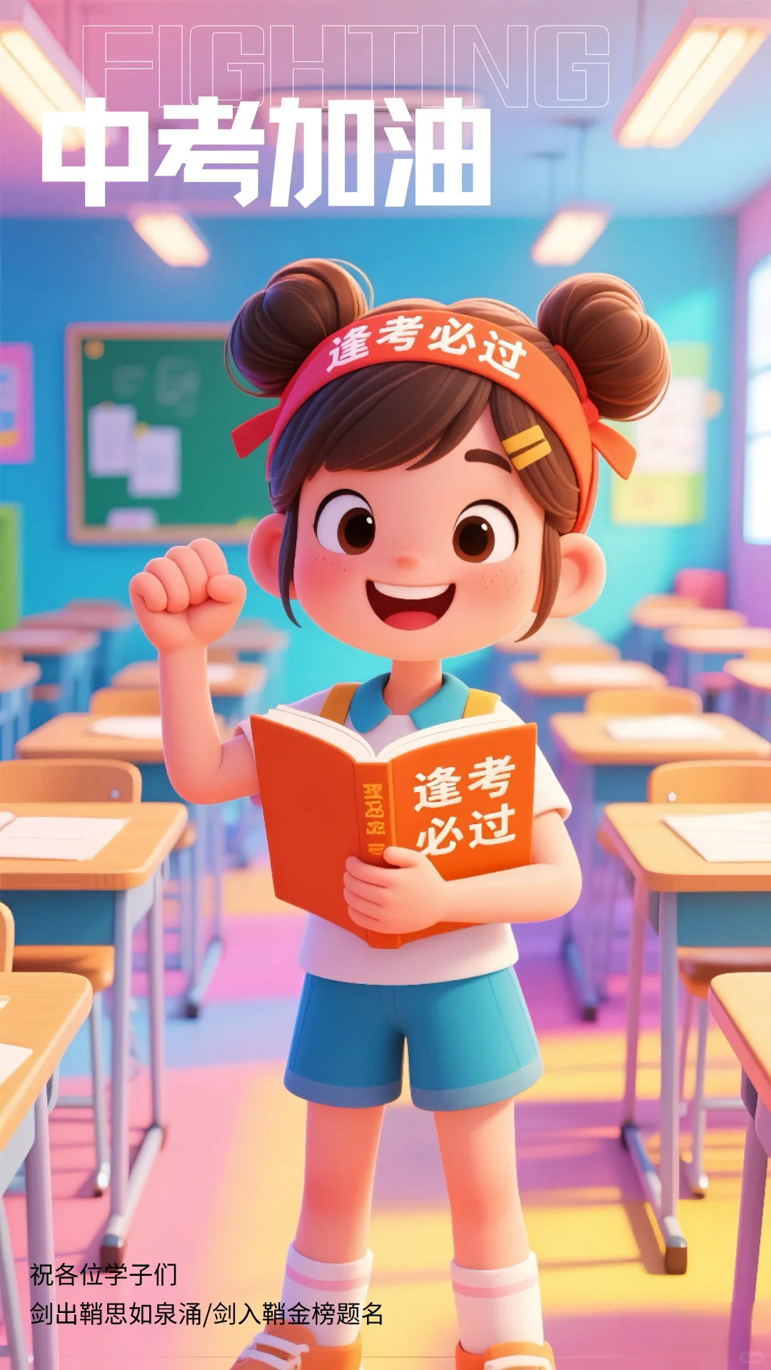 中考必胜！为梦想而战！｜励志文案 第1张