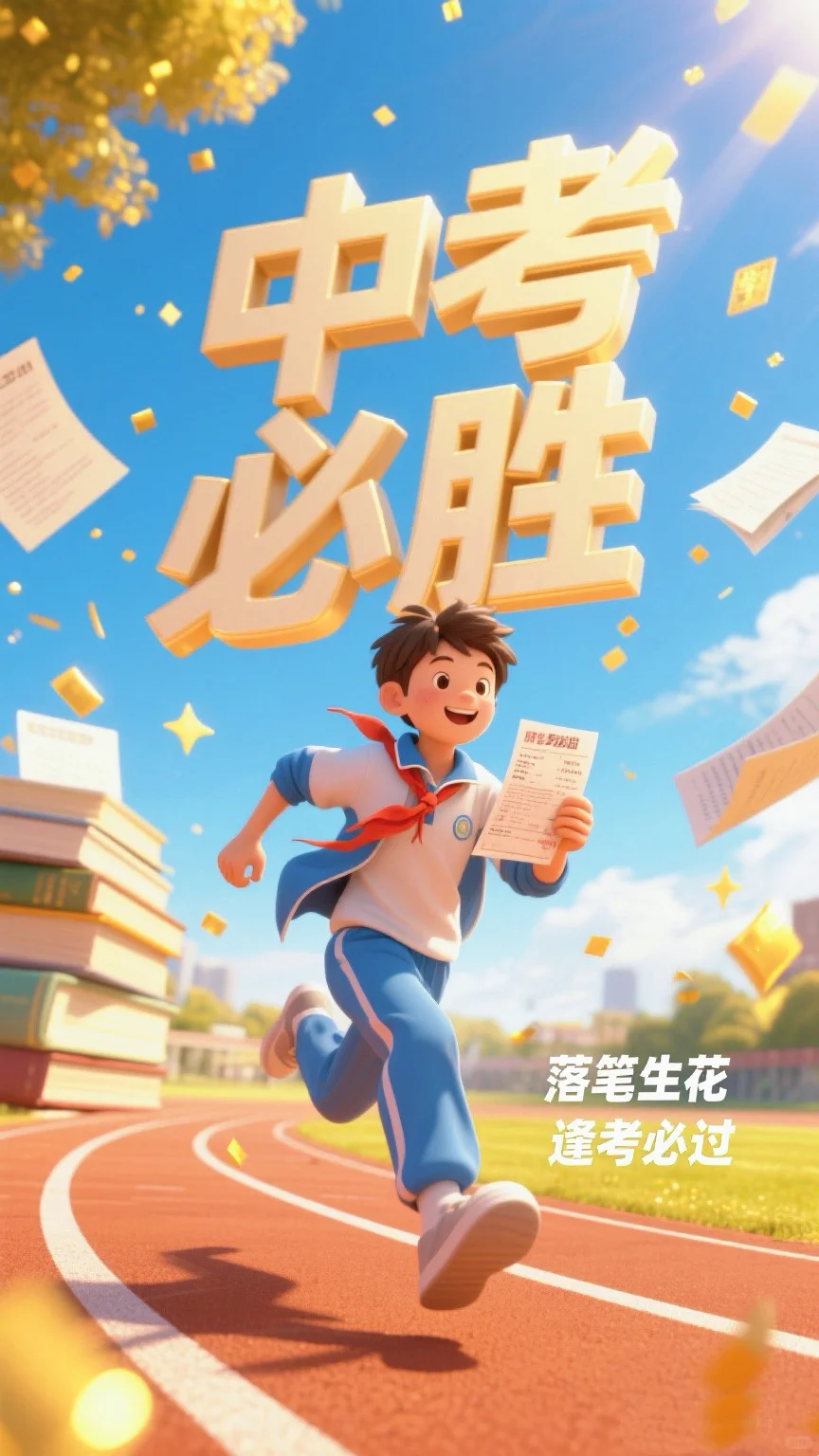 中考倒计时 | 全力以赴，笔下生花✨ 第3张