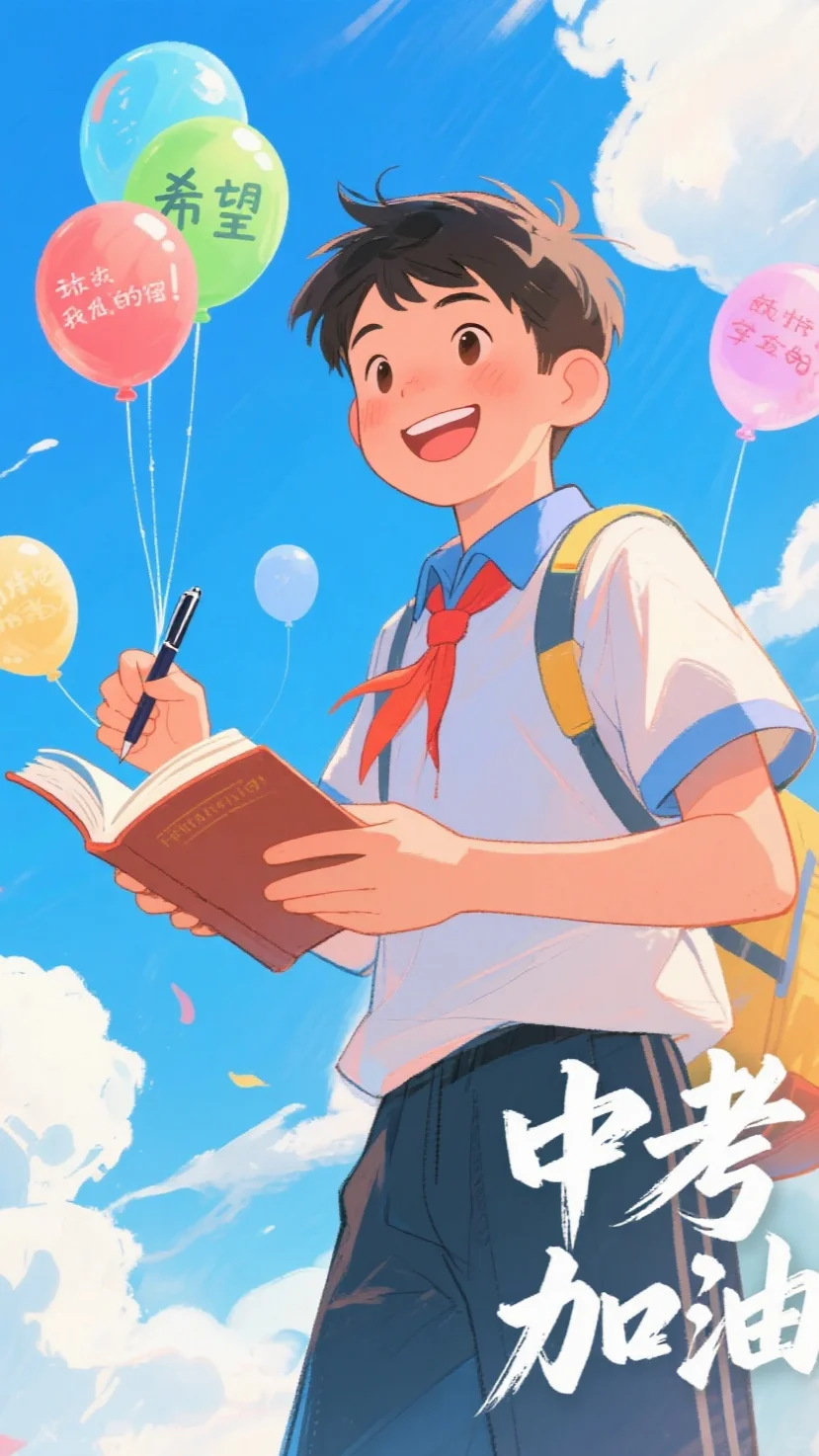 迎难而上，中考加油！ 第2张