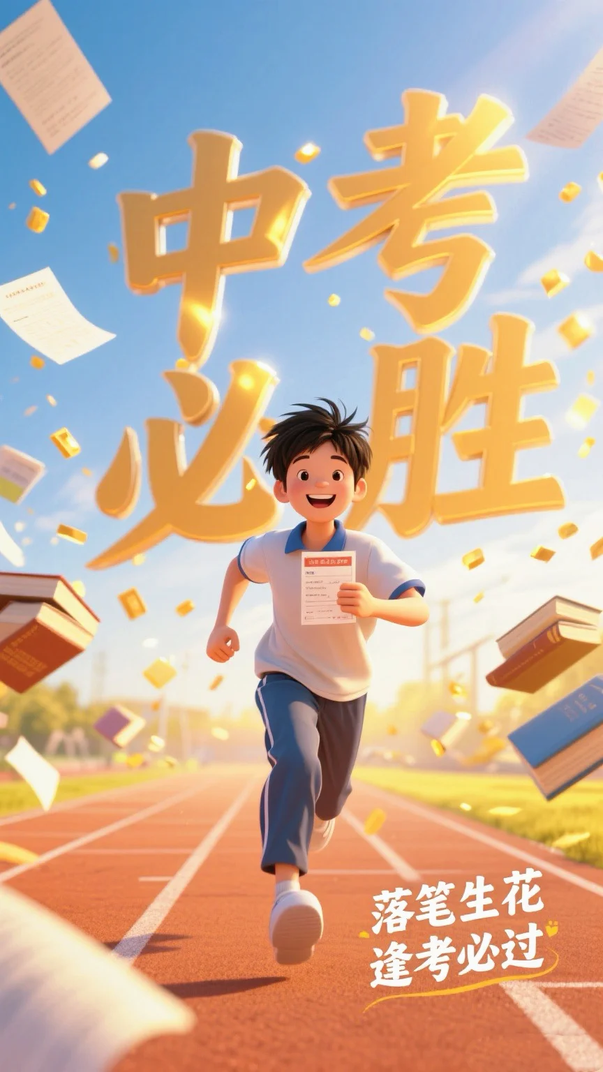 中考倒计时 | 全力以赴，笔下生花✨ 第1张