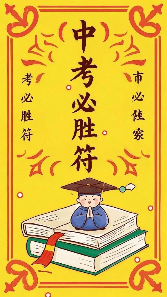 2025年中考加油图片祝福壁纸 第9张