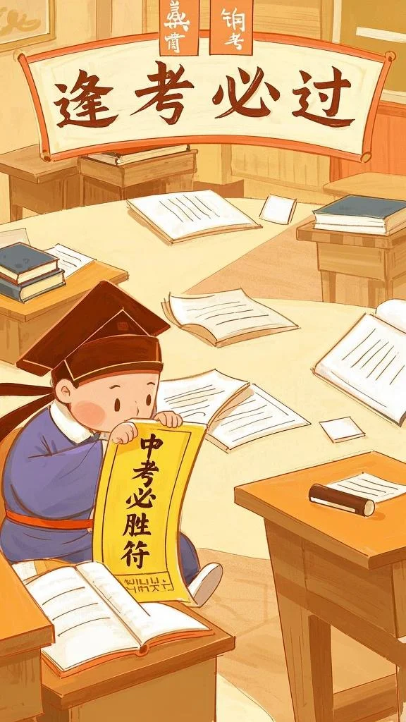 2025年中考加油图片祝福壁纸 第7张