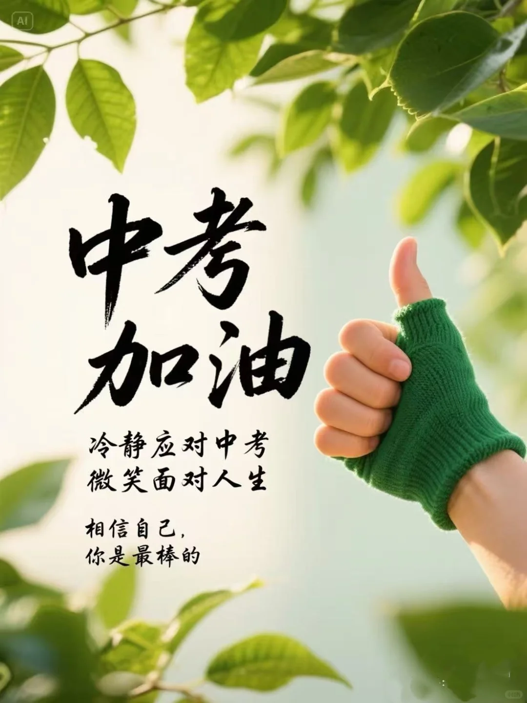 2025中考加油，前程必将如诗如画! 第7张