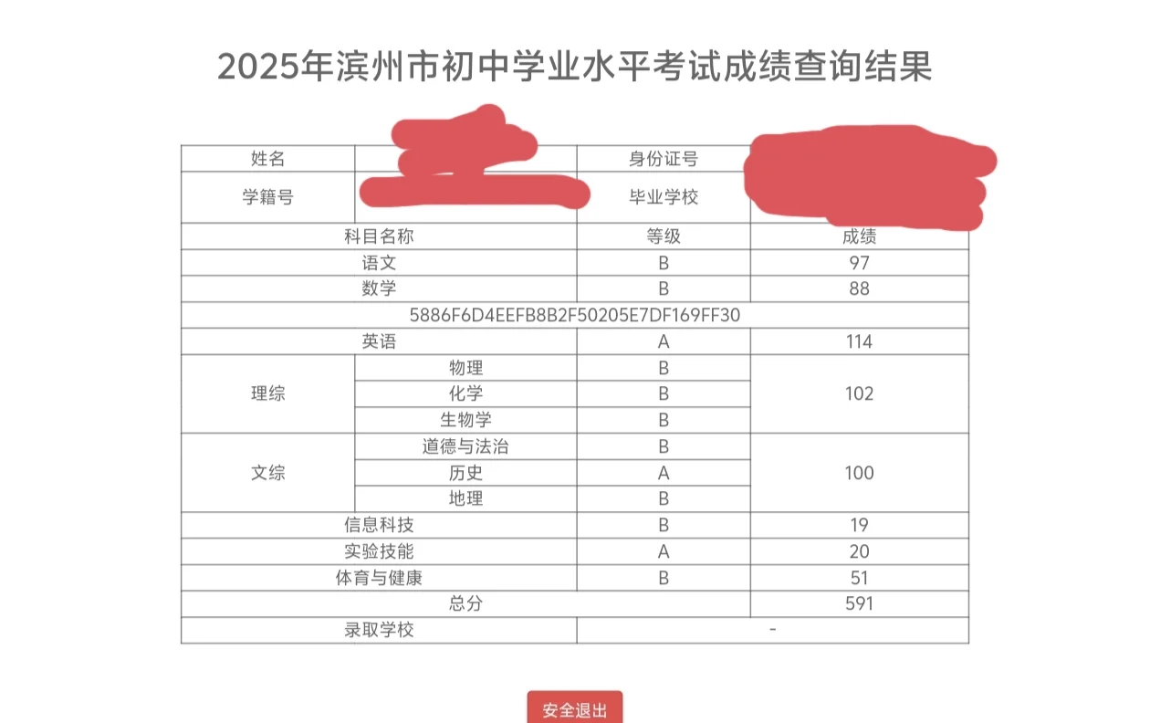 朋友们出分了，满分700 第1张