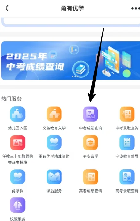 2025浙江中考查分系统 第3张