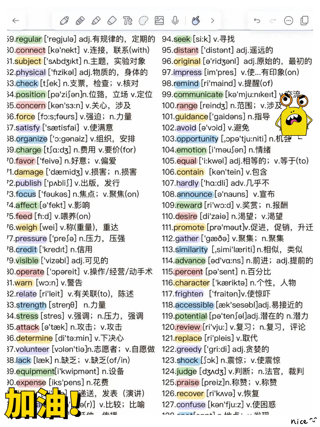 中考英语高频词688个，赶紧背 第3张