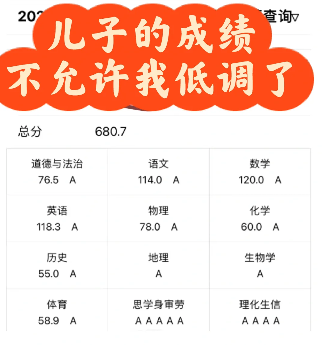 上岸西工大附中，儿子的成绩不允许我低调 第1张