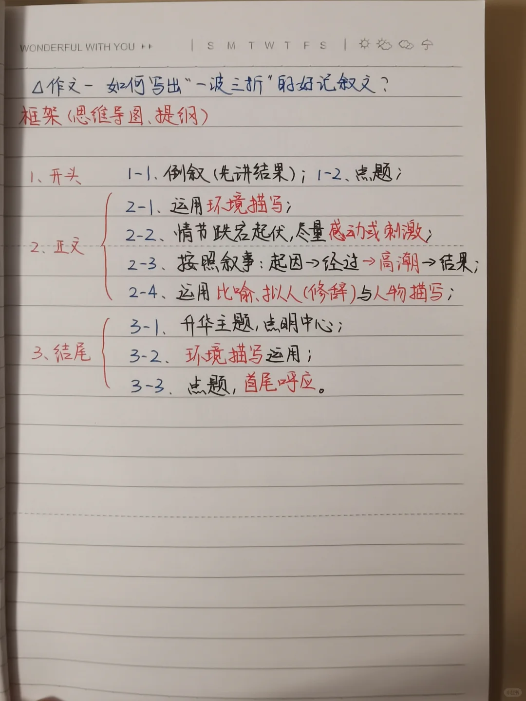 广州中考总分778语文118同学笔记（多图） 第17张