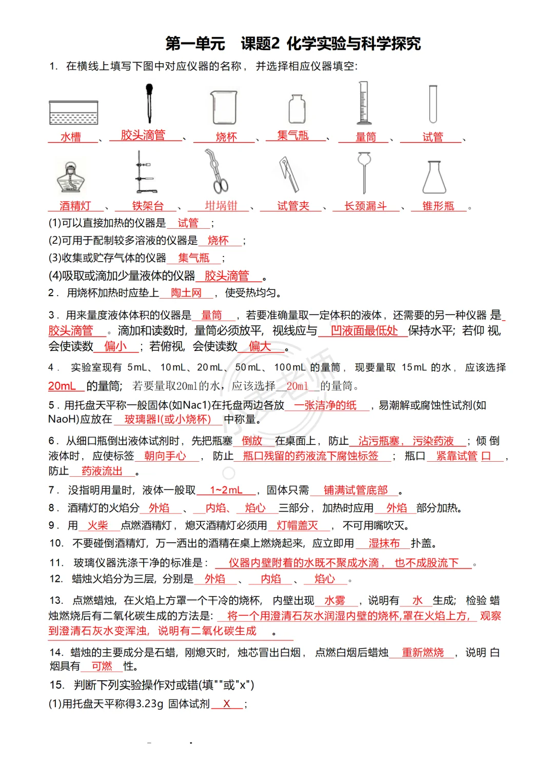 新九上化学❗️暑假死磕这 30 页，开学直接躺 第4张