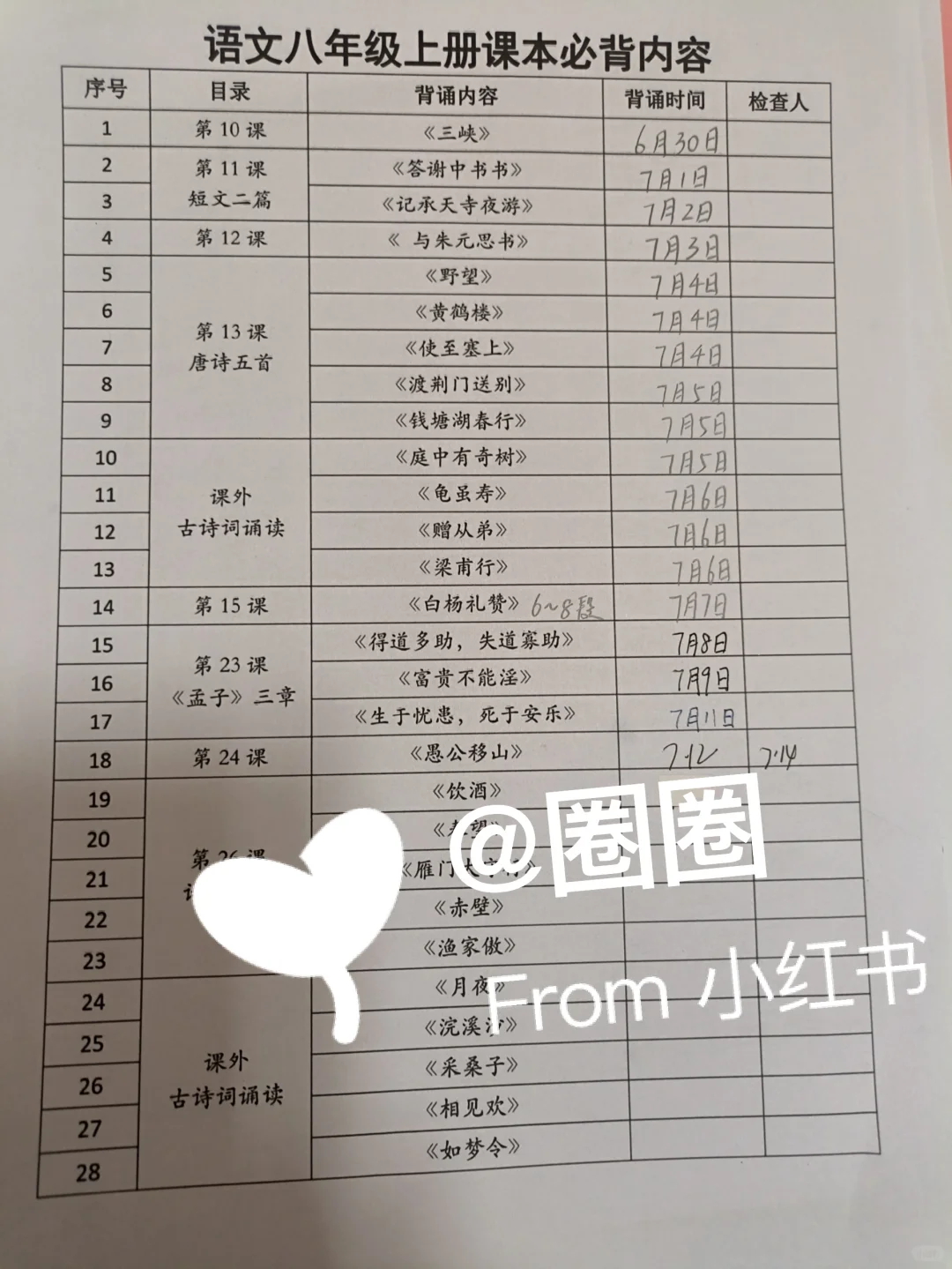 七升八年级暑假 在家自学的D14 今天跑步啦 第1张