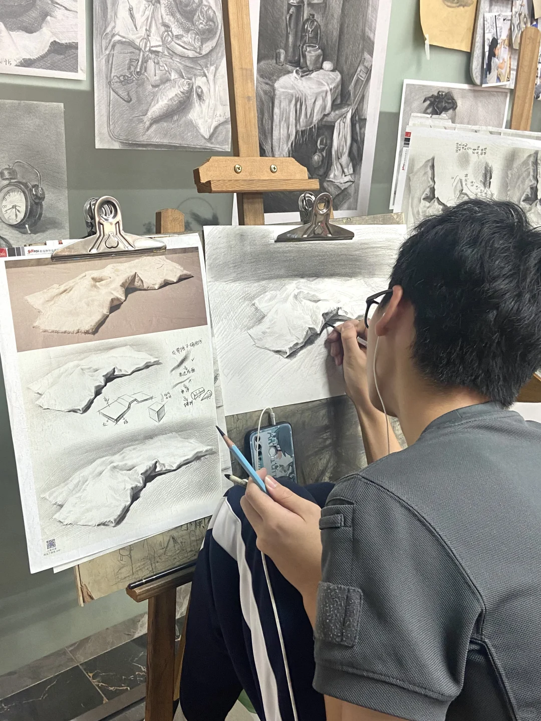 初中生美术中考方向集训日常｜🎨 第2张