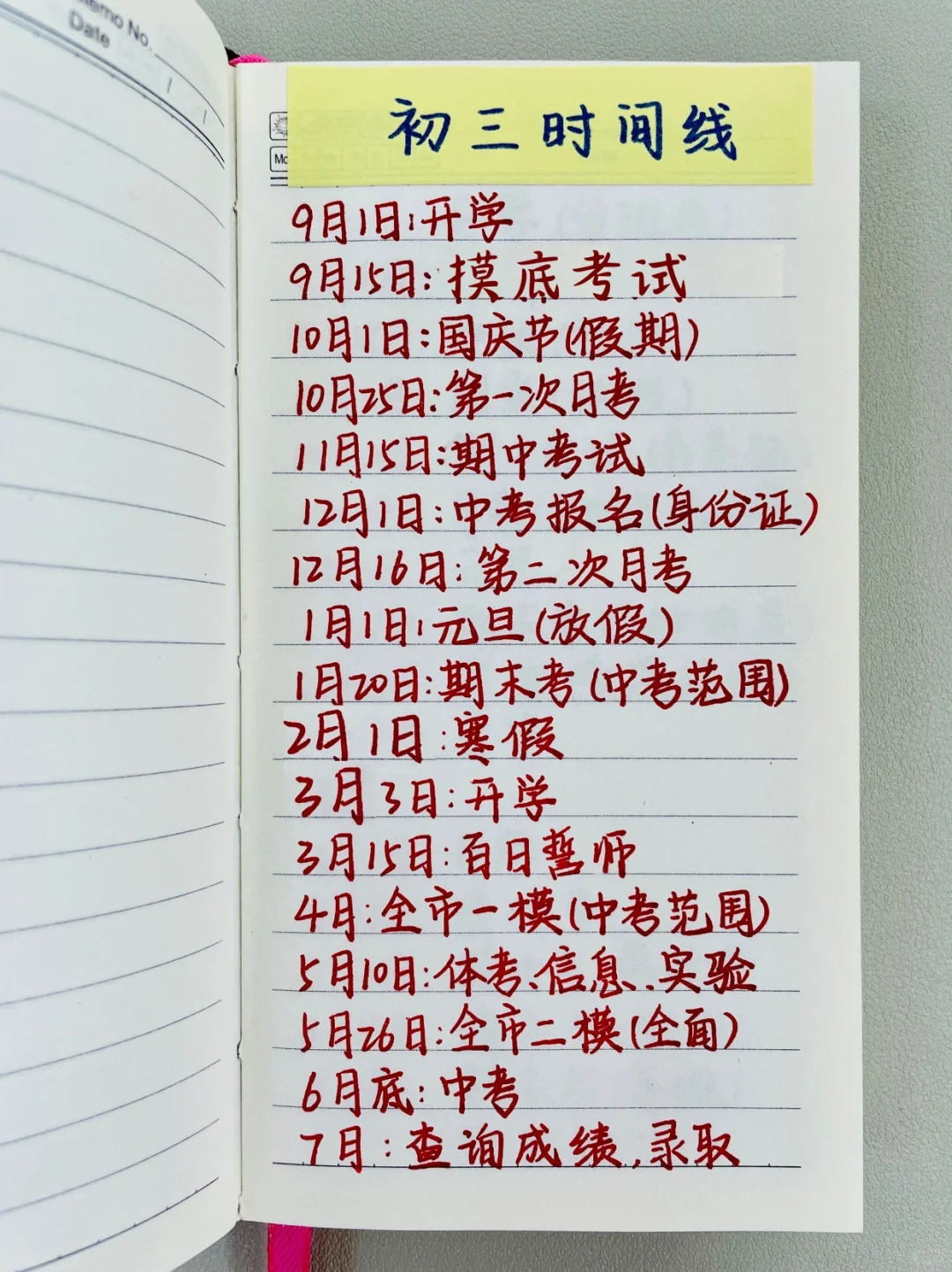 最新❗26届中考，初三时间线｜早了解早布局 第2张