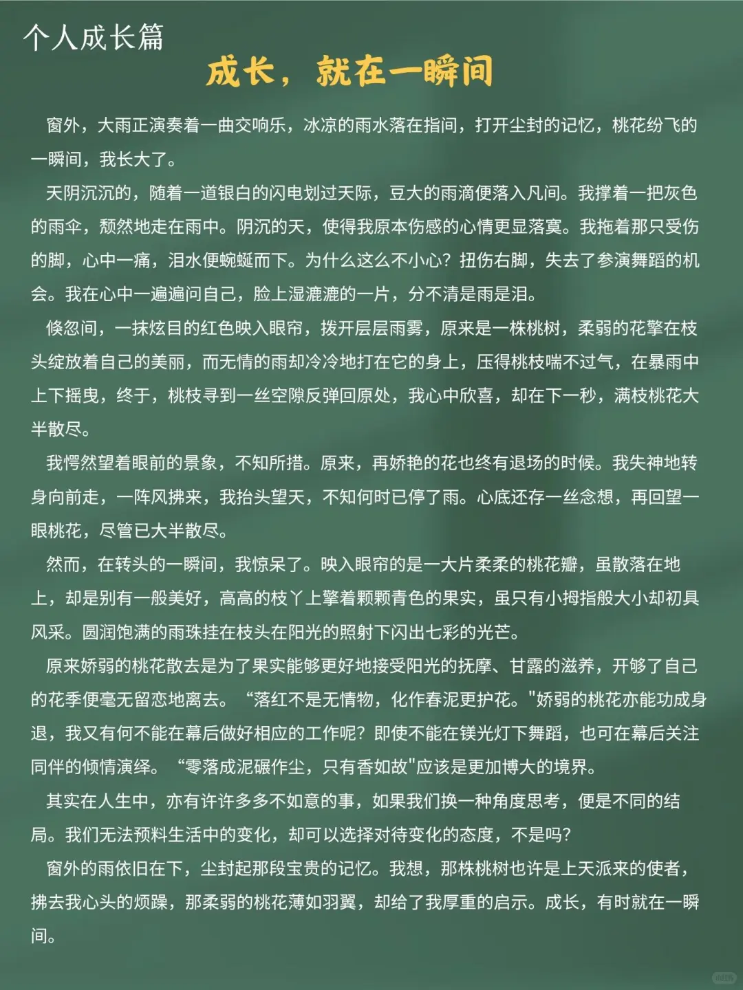 2025中考作文押题预测，5个主题命中率高 第8张