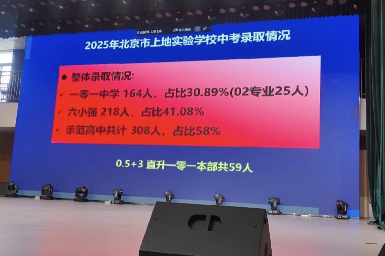 上地实验中考录取情况 第2张