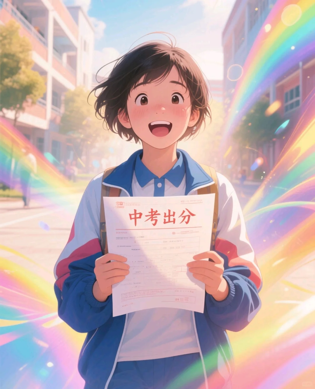 ✨中考成绩已出，愿所有努力都开花🌼 第1张