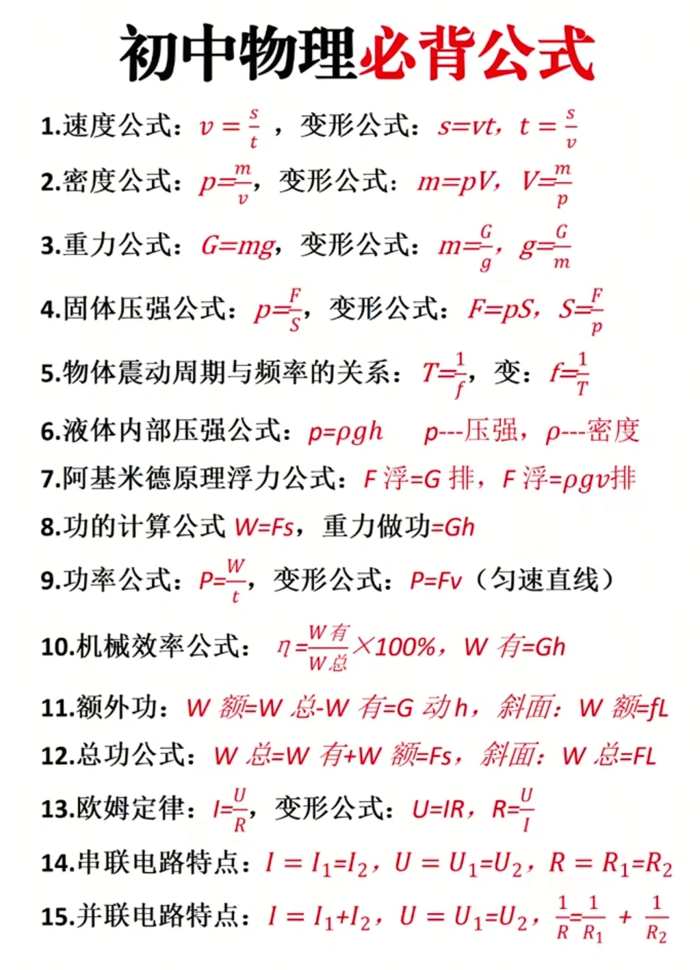 初中物理 第1张