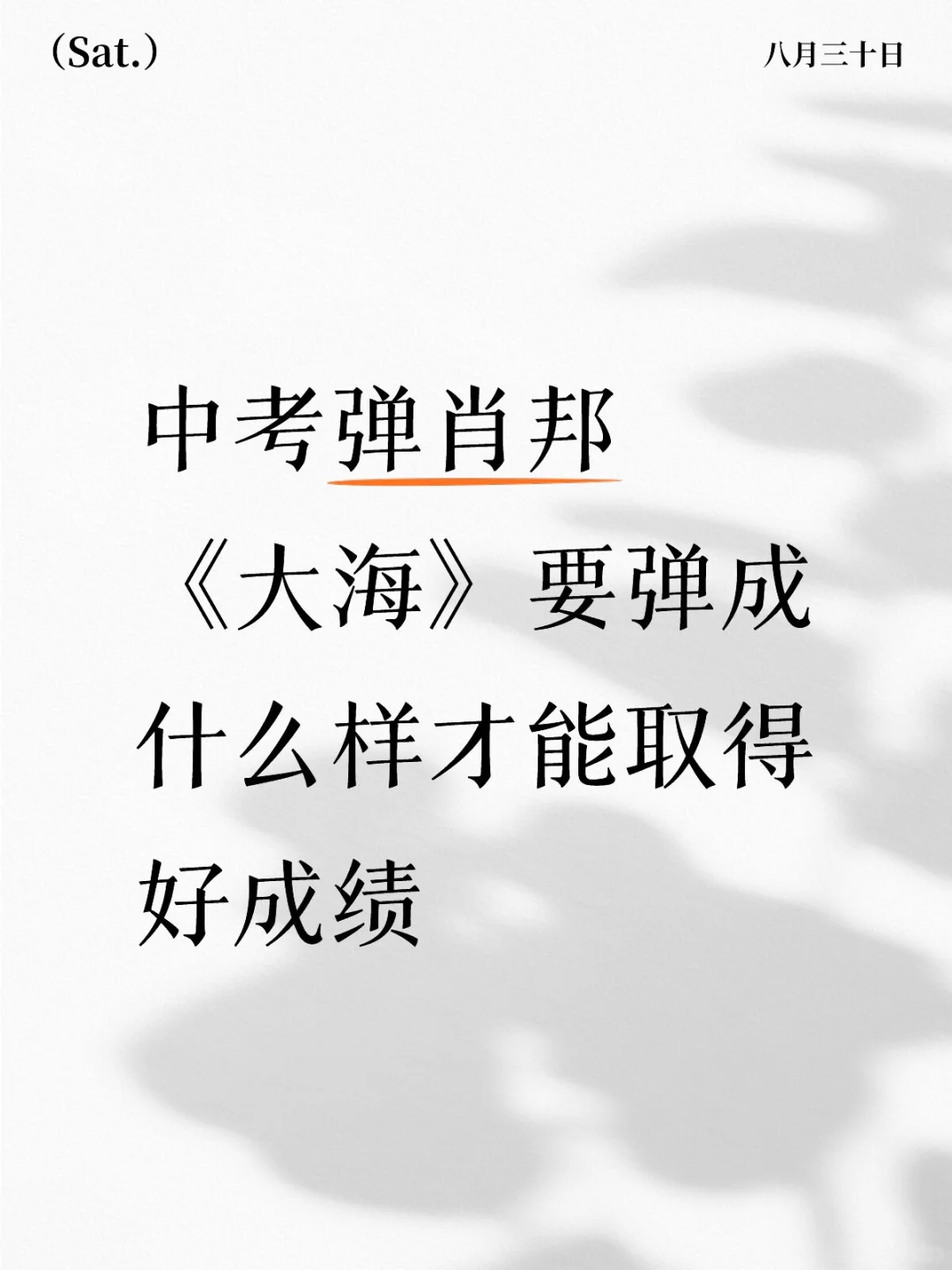 中考钢琴特长生 第1张