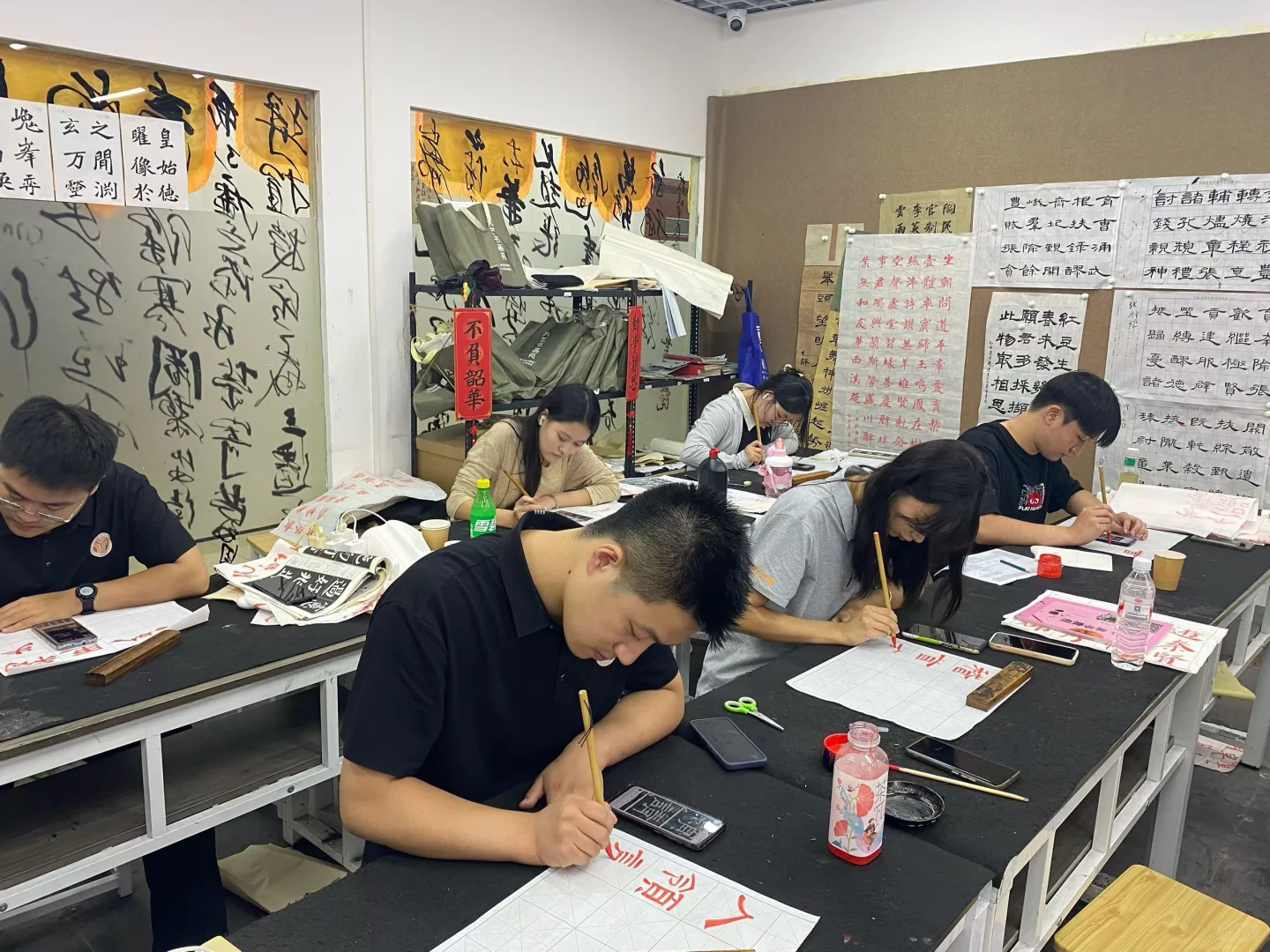 石家庄书法中考 教师自训教研中…… 第5张