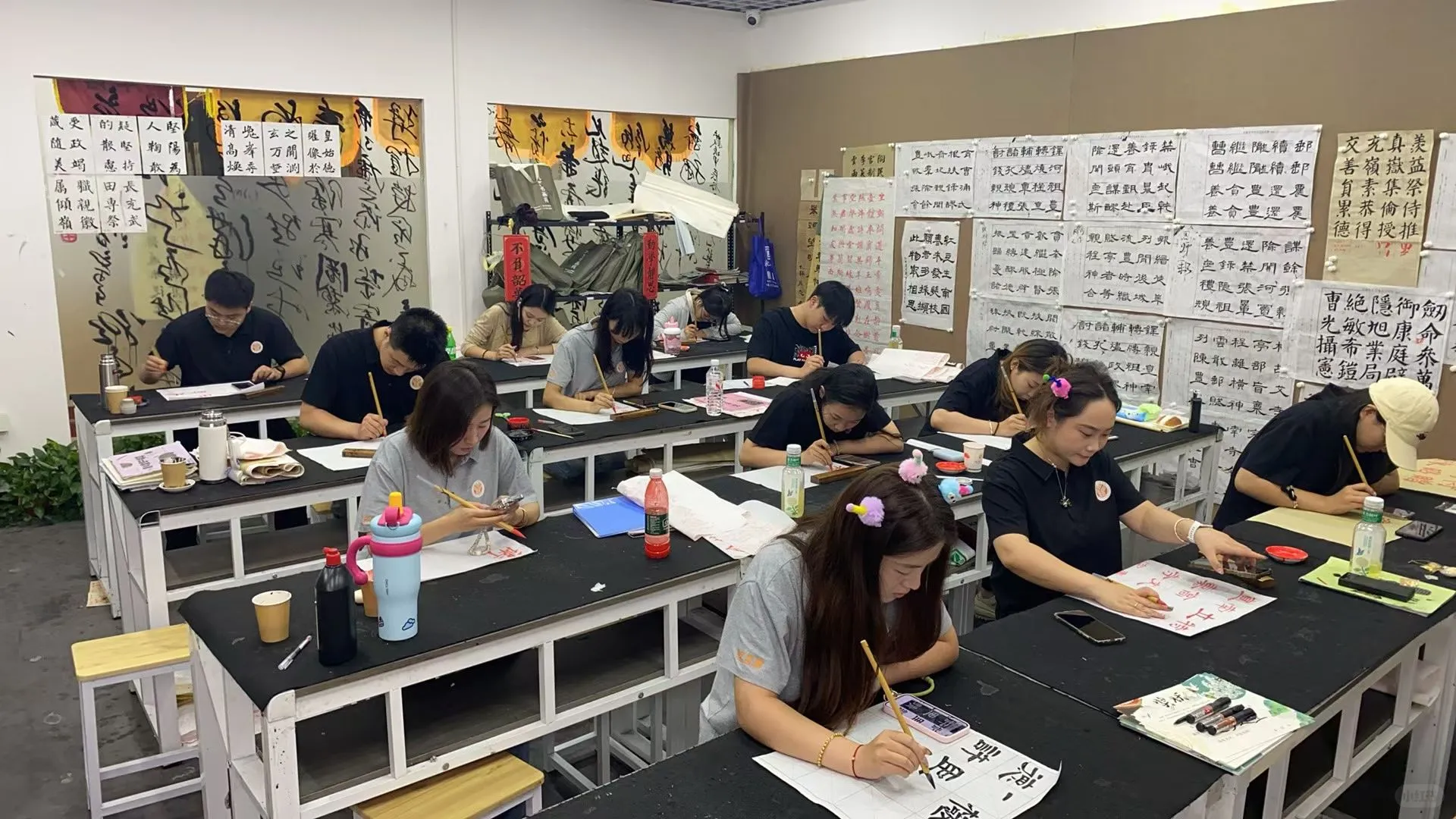 石家庄书法中考 教师自训教研中…… 第3张