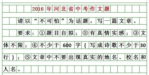 刚刚！河北2025中考作文题出炉！你会怎么写？（ 第12张