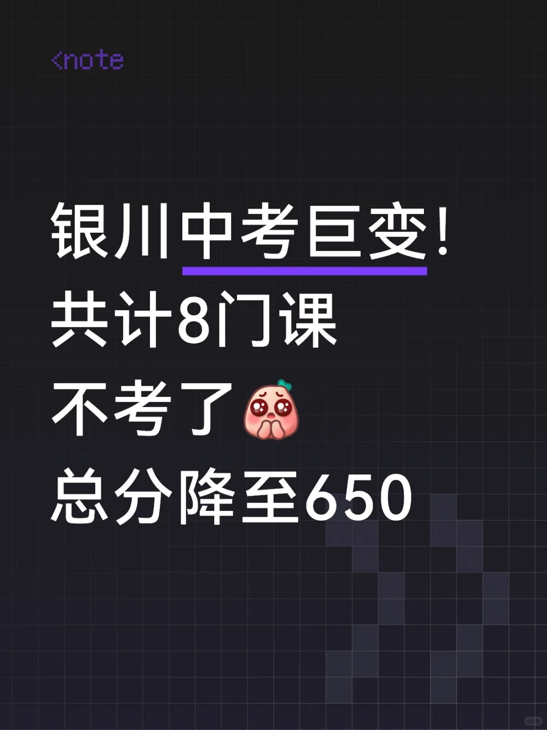 银川中考新政落地！大变天了 第2张