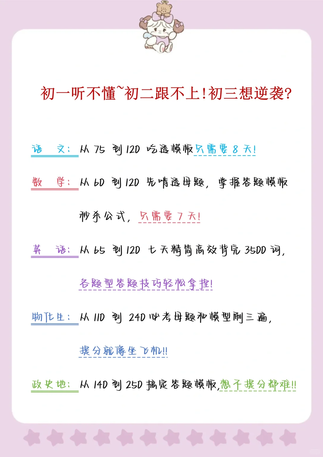 教育局不说但是要知道的初中内幕 第1张