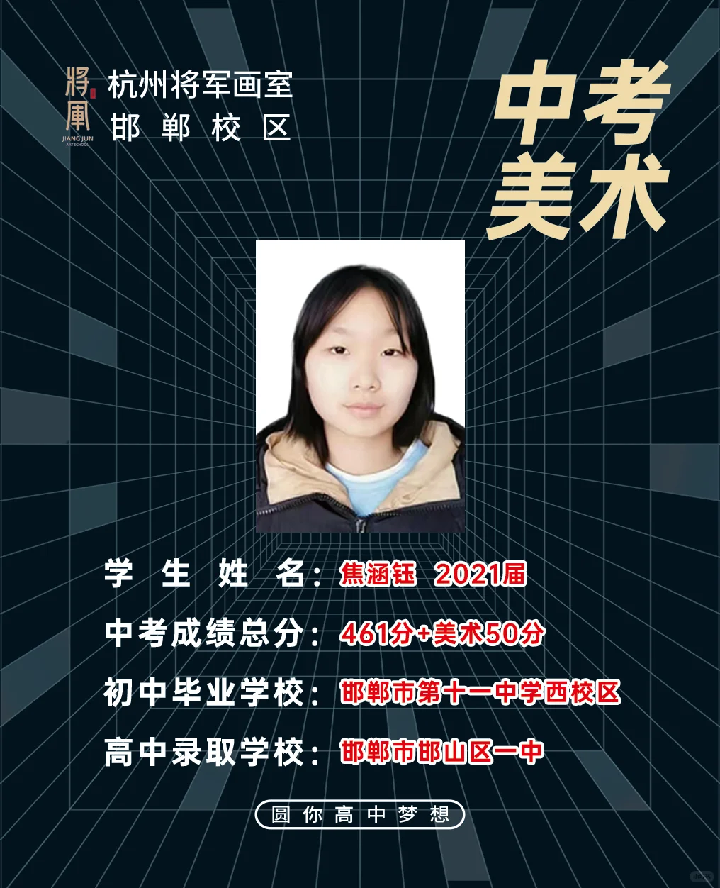 邯郸市中考美术高中录取 第5张