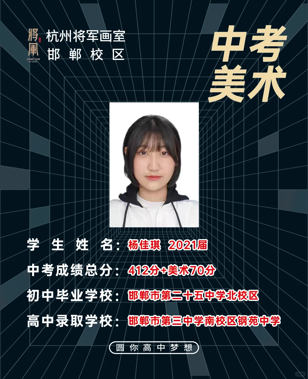 邯郸市中考美术高中录取 第7张