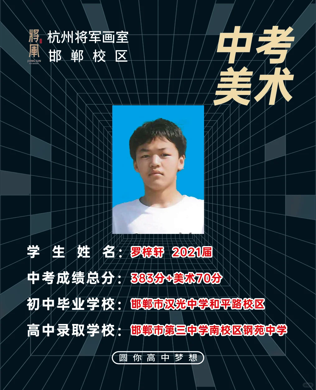 邯郸市中考美术高中录取 第8张