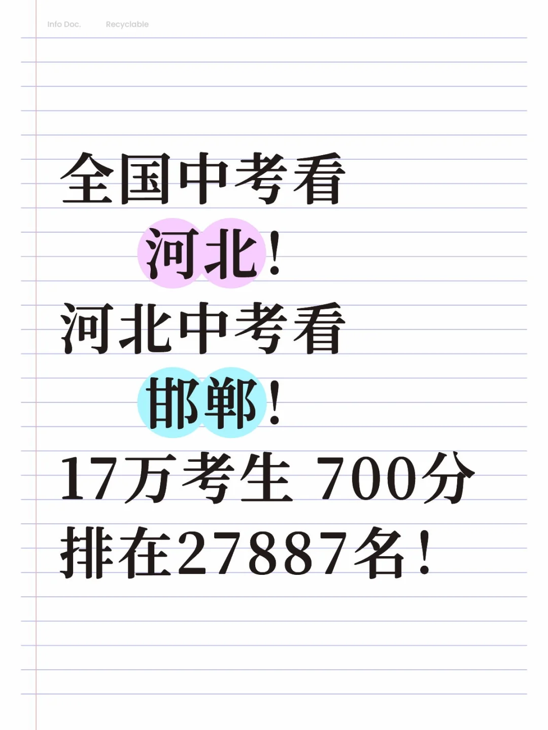今年考试怎么了？河北卷就算了 邯郸也来了 第2张