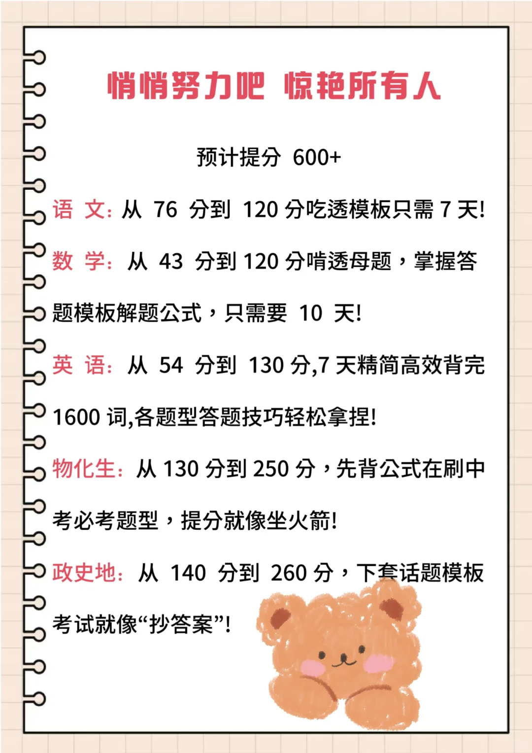 不要等到初三才后悔…… 第7张