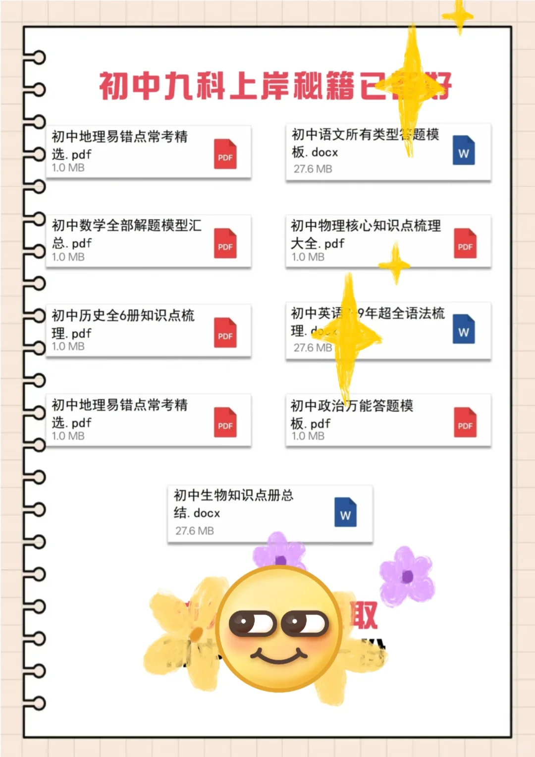 不要等到初三才后悔…… 第1张