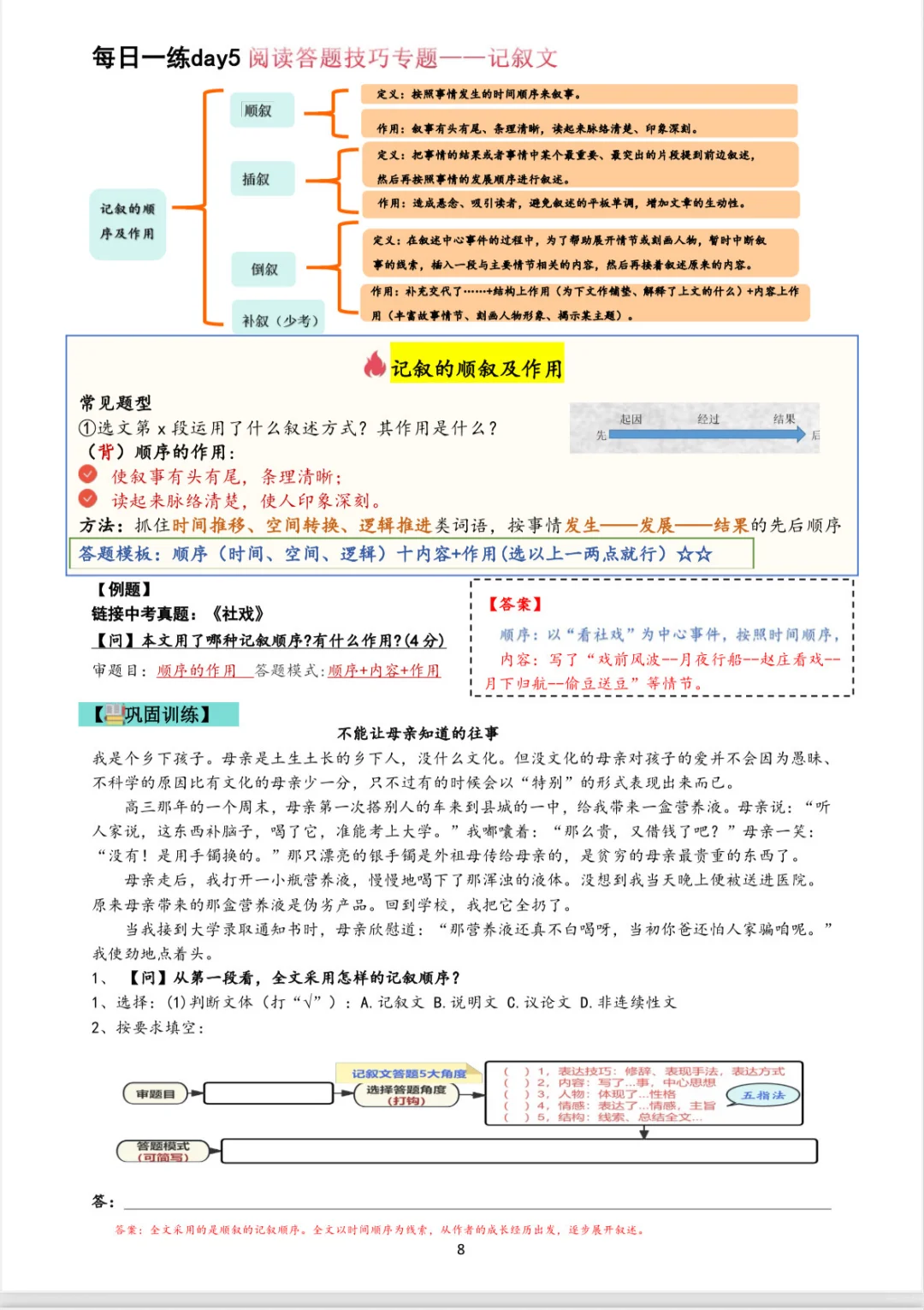 初中语文阅读理解全能训练包，轻松攻克阅读 第9张