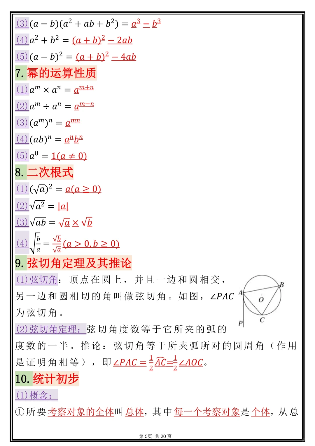 看完这些，中考数学直接拿下 第6张