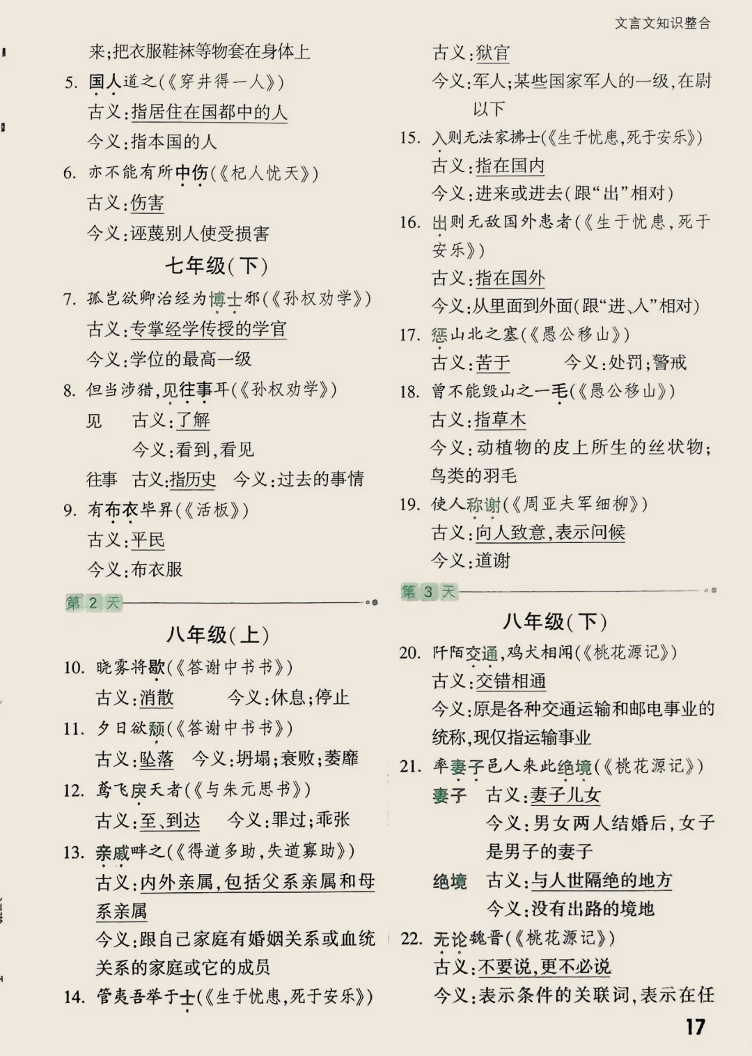 中考必会|初中语文基础知识汇总 第11张