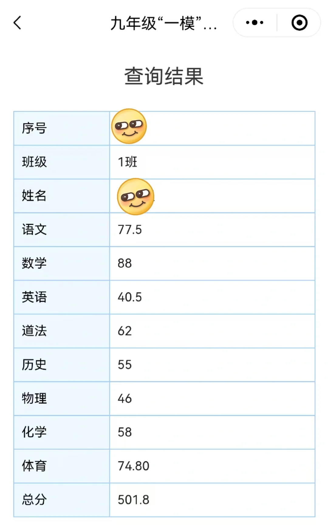 中考进步了！ 第1张